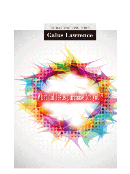 30 day devotional series - What did Jesus purchase for you?